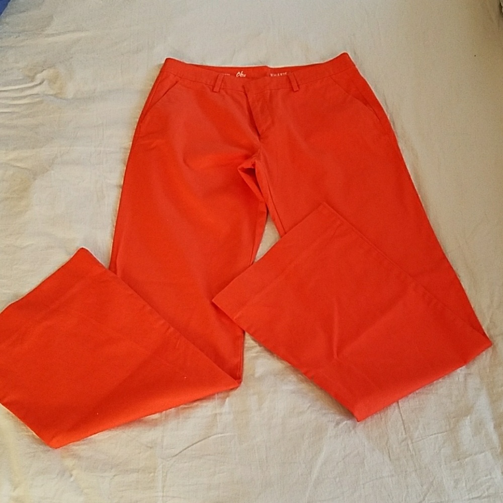 Perfect khakis in orange